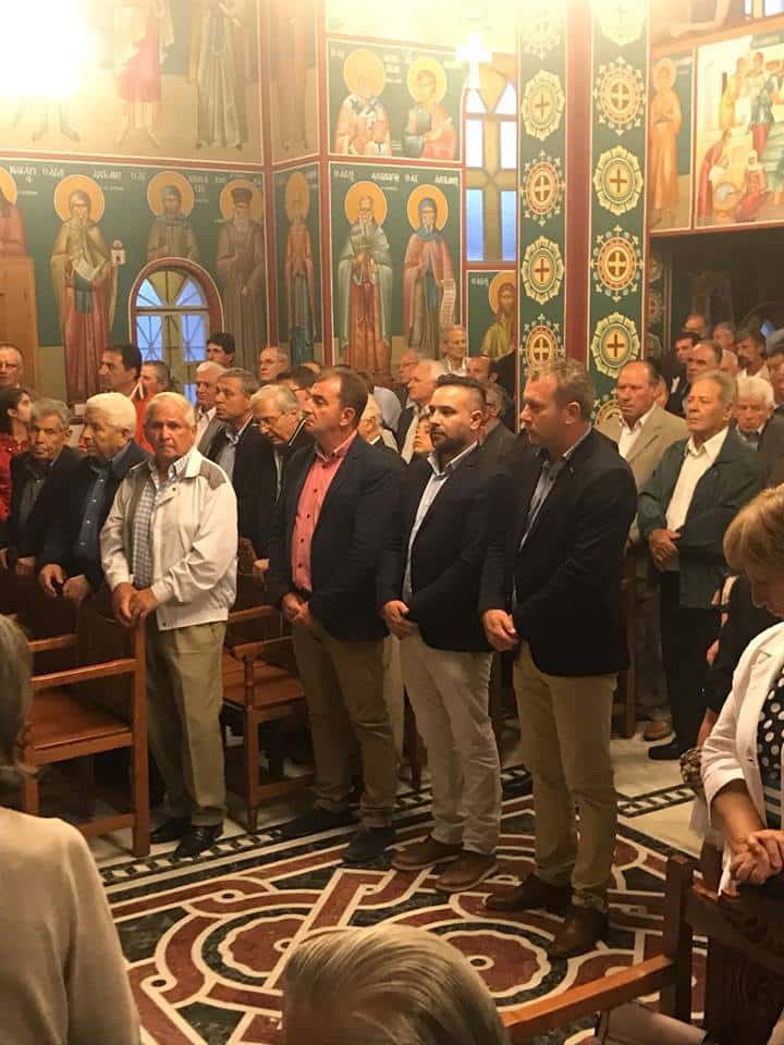Την Αγία Μαρίνα στο Σαραντάπορο τίμησε ο Γιώργος Κατσιαντώνης