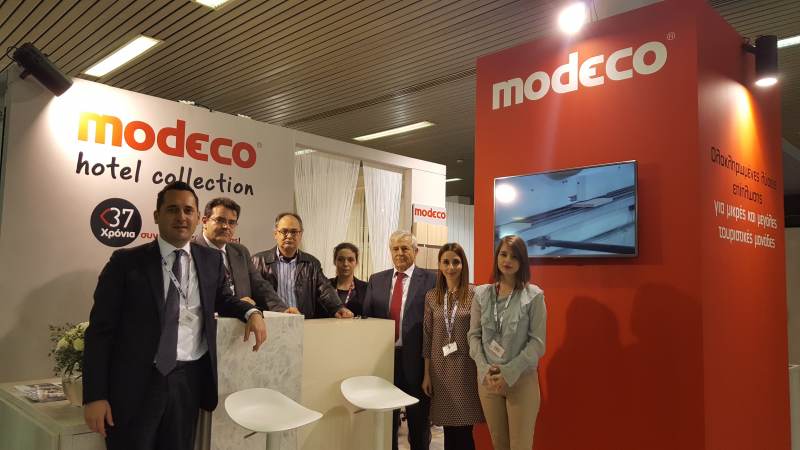 Στη Διεθνή Έκθεση Ξενοδοχειακού Εξοπλισμού ‘HOTELIA’ η MODECO