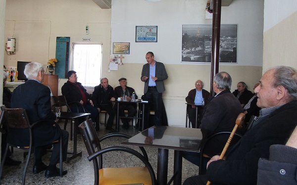 ΠΑΡΟΥΣΙΑΖΕΙ ΠΡΟΓΡΑΜΜΑΤΙΚΕΣ ΘΕΣΕΙΣ ΚΑΙ ΥΠΟΨΗΦΙΟΥΣ Ο Ν. ΓΑΤΣΑΣ