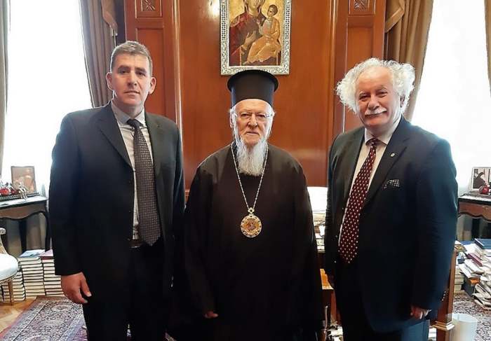 Σημαντικότατη συνάντηση εκπροσώπων του Δικτύου “ΠΕΡΡΑΙΒΙΑ” με τον Οικουμενικό Πατριάρχη κ.κ. Βαρθολομαίο