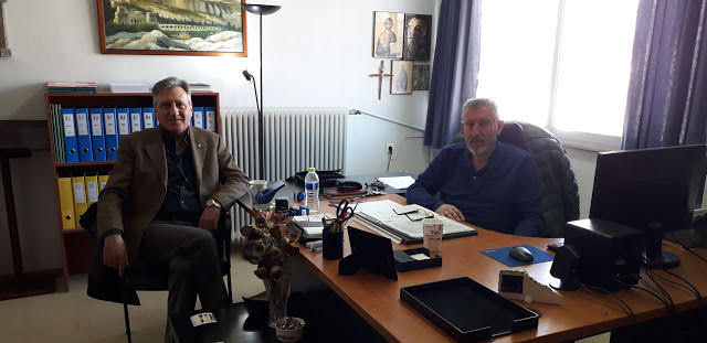 Επίσκεψη του Συντονιστή Εκπαίδευσης στο Δημοτικό Σχολείο Ευαγγελισμού