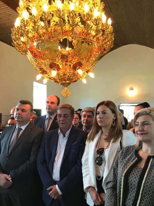 Στον Ιερό Ναό της Ζωοδόχου Πηγής στο Αγιονέρι η Στέλλα Μπίζιου