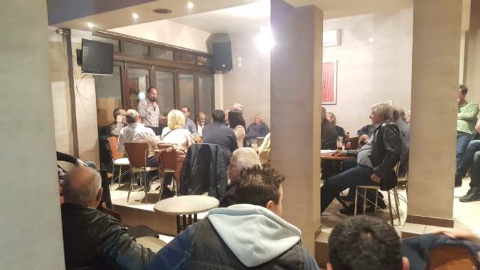 Εγκάρδια συνομιλία του Δημήτρη Καρανίκα στον Δρυμό
