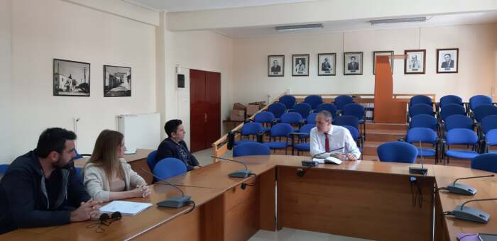 Συνάντηση Δημάρχου Ελασσόνας με εκπροσώπους αθλητικών σωματείων