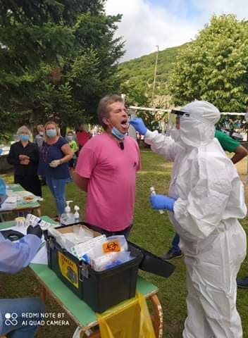 Ολοκληρώθηκε η δειγματοληψία στην κοινότητα Καρυάς