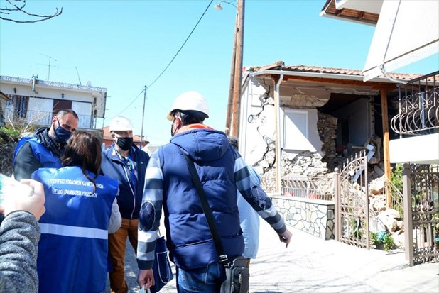 1.343 σπίτια μη κατοικήσιμα στις σεισμόπληκτες περιοχές Ελασσόνας και Τυρνάβου