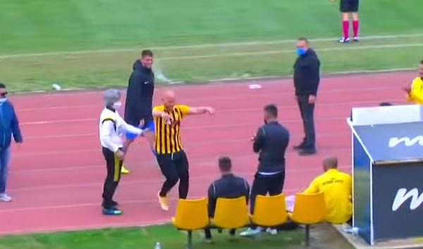 Το γκολ της χρονιάς ο Άρης Λώττας πίσω από το κέντρο στο παιχνίδι με τον Οικ.Τσαριτσάνης