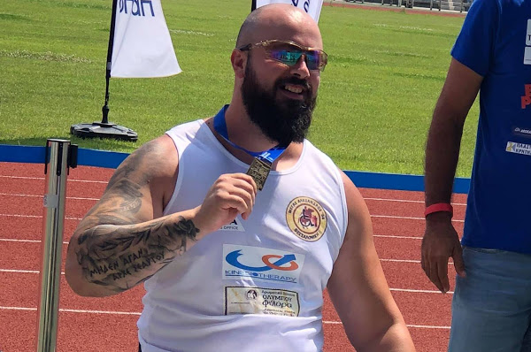 Ενα χρυσό και ένα ασημένιο για τον Μπάμπη Βαρυτιμίδη στο Πανελλήνιο Πρωτάθλημα Στίβου ΑμεΑ