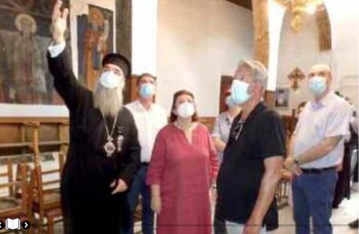 Η υπουργός Πολιτισμού σε “λαβωμένα” θρησκευτικά μνημεία της Ελασσόνας – ΦΩΤΟ