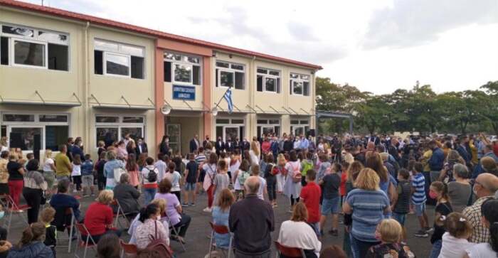 Ν. Παπαγεωργίου: «Σε χρόνο-ρεκόρ η ανέγερση του νέου σχολικού κτιρίου στο Δαμάσι»