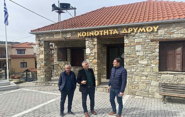 ΣΤΗΝ ΚΟΙΝΟΤΗΤΑ ΔΡΥΜΟΥ Ο ΑΝΤΙΔΗΜΑΡΧΟΣ Κ. ΠΑΣΧΟΠΟΥΛΟΣ