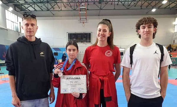 Διάκριση της μαθήτριας του 1ου ΕΠΑΛ Λάρισας, Χριστίνα Αβδουλά, στους Πανελλήνιους σχολικούς αγώνες TAΕ KWON DO