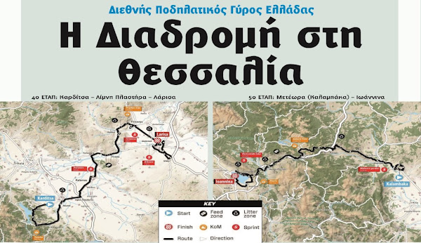 ΔΕΗ Διεθνής Ποδηλατικός Γύρος Ελλάδας: Η Θεσσαλία στο επίκεντρο της παγκόσμιας αγωνιστικής ποδηλασίας