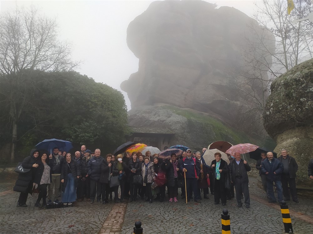 Επισκέφτηκαν Τρίκαλα και Μετέωρα τα ΚΑΠΗ του Δήμου Ελασσόνας