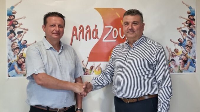 Ο ΓΙΑΝΝΗΣ ΖΙΩΓΑΣ ΜΕ ΤΟΝ Ν. ΕΥΑΓΓΕΛΟΥ