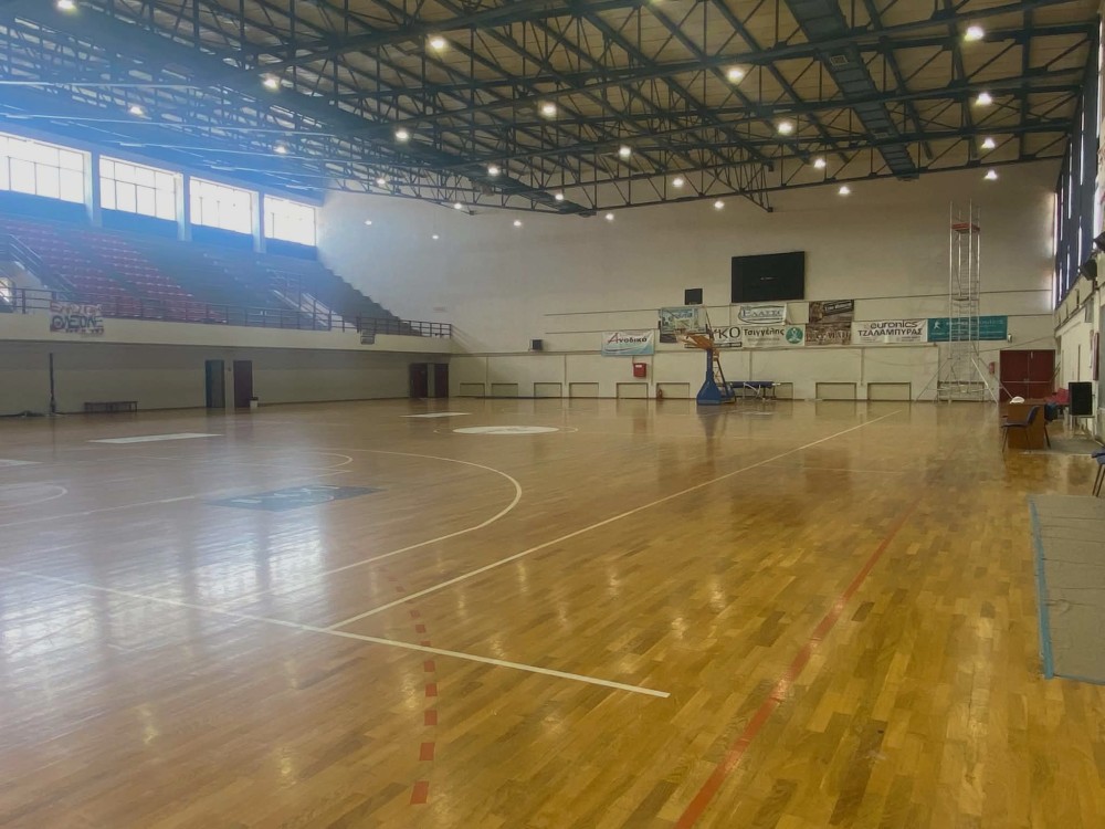 Σύστημα αυτόματης τηλεοπτικής μετάδοσης αγώνων αποκτά το Κλειστό Γυμναστήριο Ελασσόνας