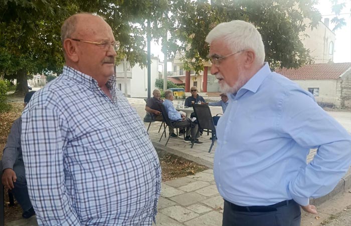 Γ. Καριπίδης στη Δολίχη: Το κόστος παραγωγής έχει εκτιναχθεί στα ύψη, με τις τιμές των ζωοτροφών, των λιπασμάτων και του αγροτικού ρεύματος